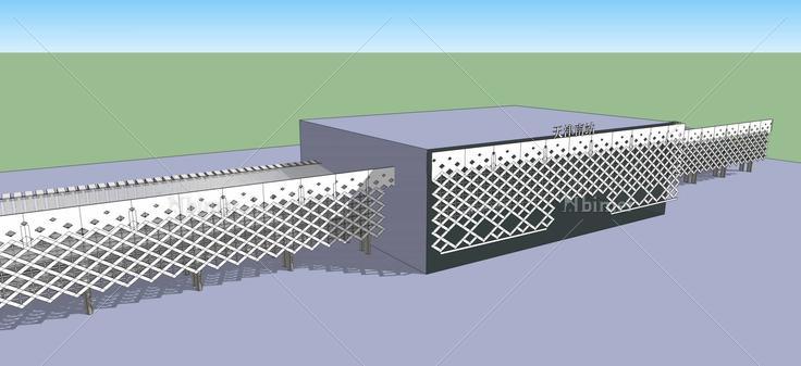 天津火车站(51069)su模型下载