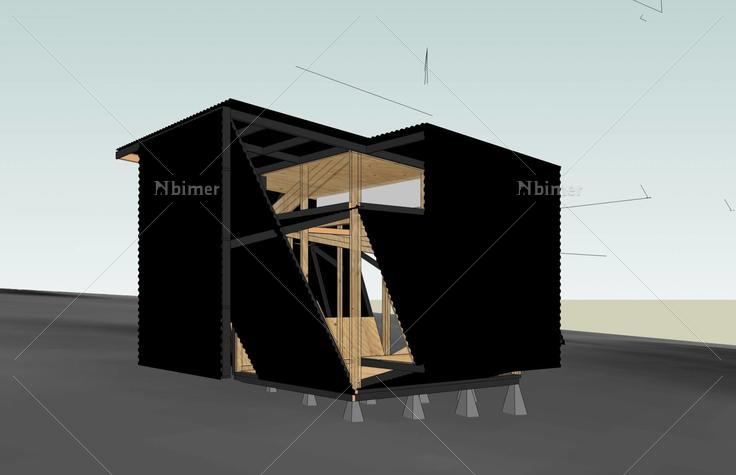 避难小屋(53743)su模型下载