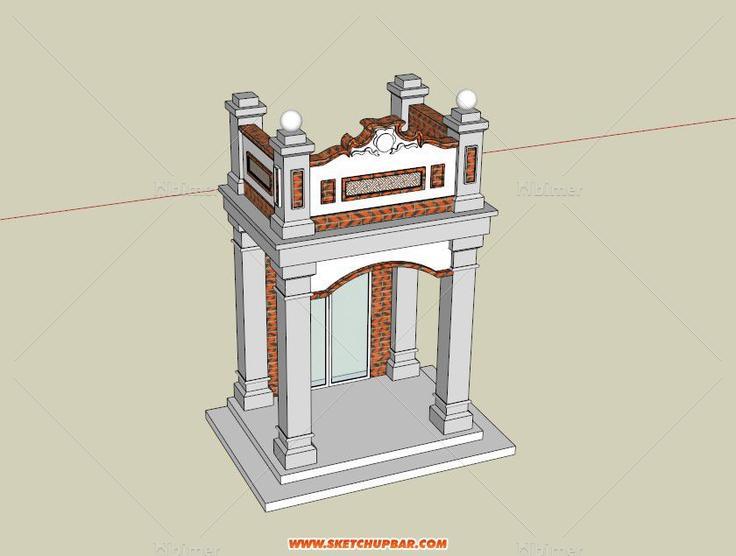 自建的闽南住宅入口门廊，请赏个宝石吧。