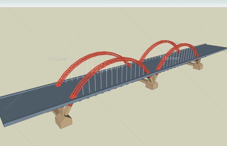 大桥(44801)su模型下载