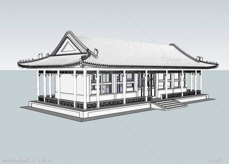 大殿12010013019M古建宫廷建筑su