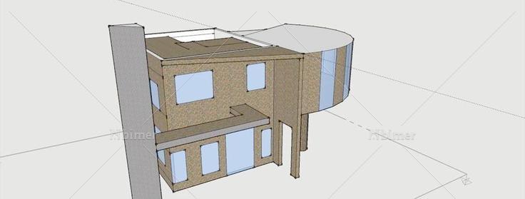 建筑事务所SU模型