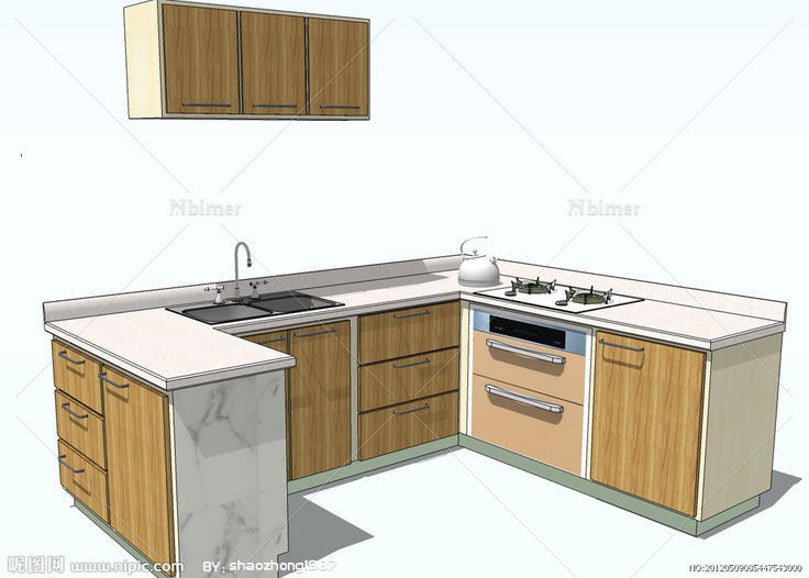 SketchUp橱柜图片