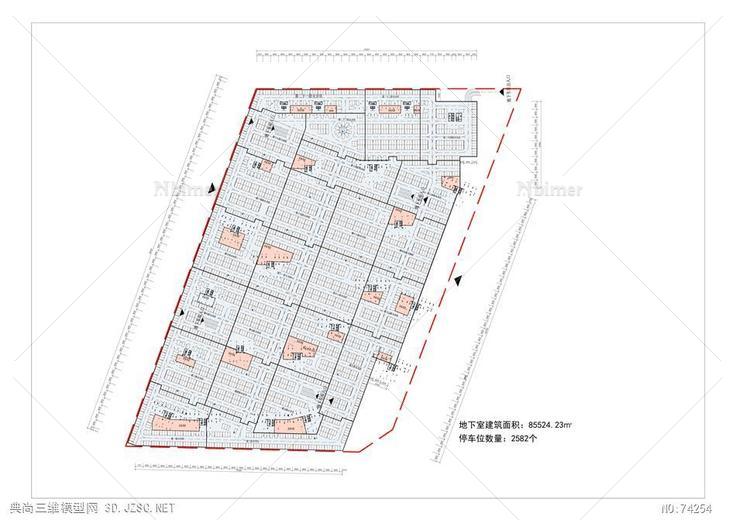 建筑设计Ⅴ居住小区规划设计（带模型）z颙