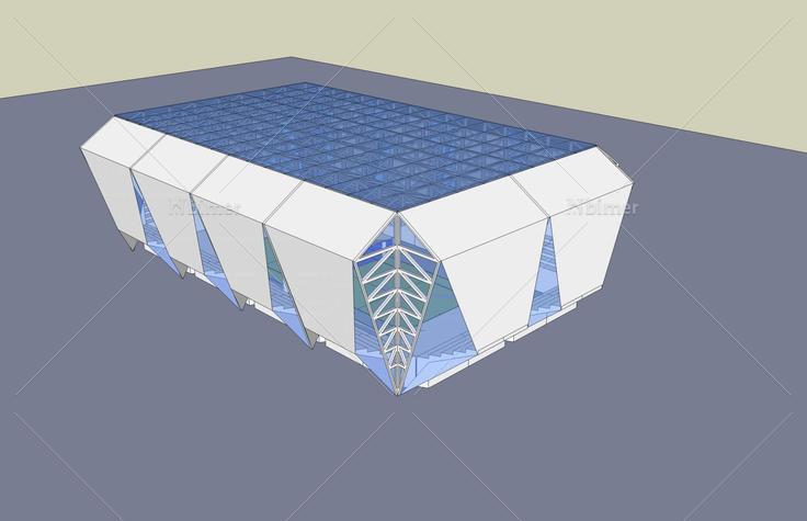 网球馆(49588)su模型下载