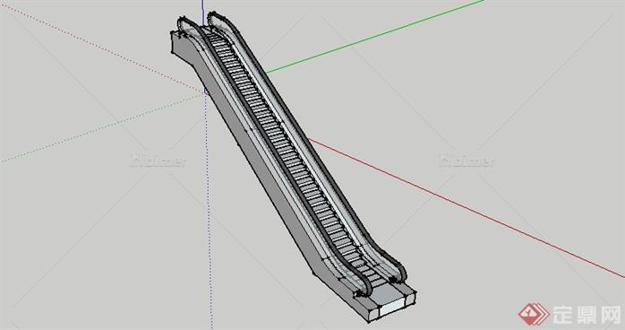 自动扶梯su模型