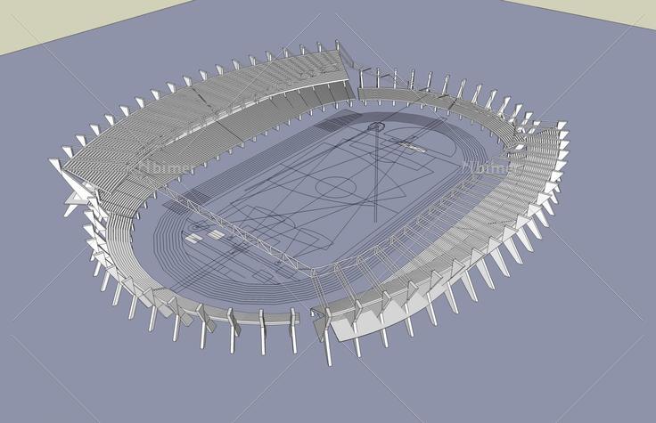 体育场(42865)su模型下载