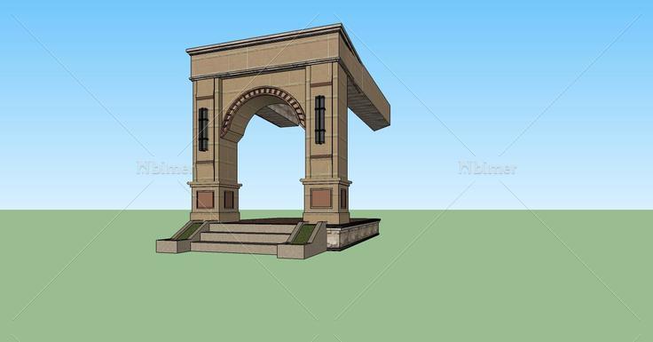 建筑构件-门头(80242)su模型下载