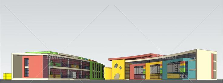 大关单元长乐幼儿园(171270)su模型下载