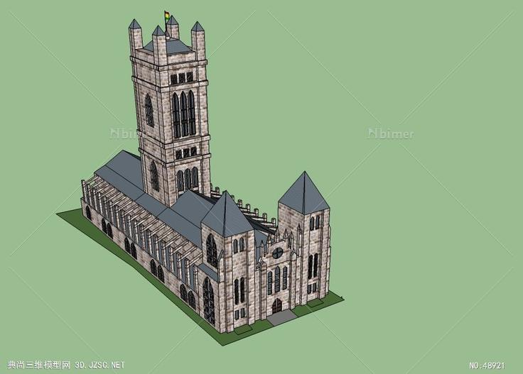 教堂Cathedral(1)宗教 su模型 3d