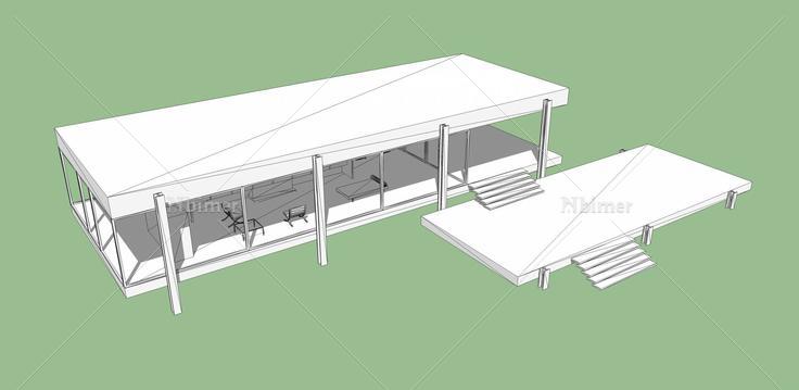 休闲建筑(33203)su模型下载