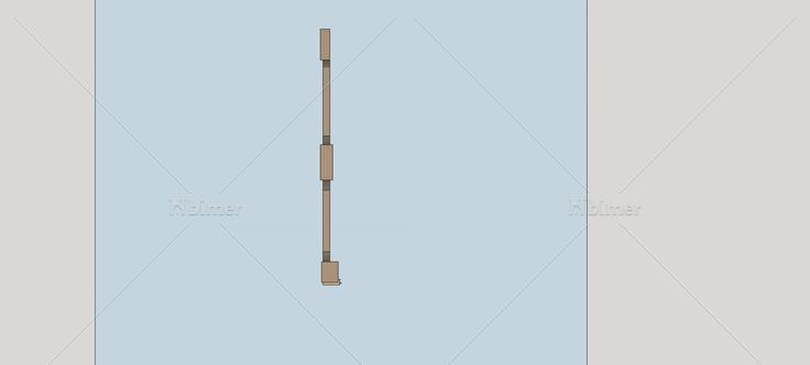 围墙护栏(81623)su模型下载