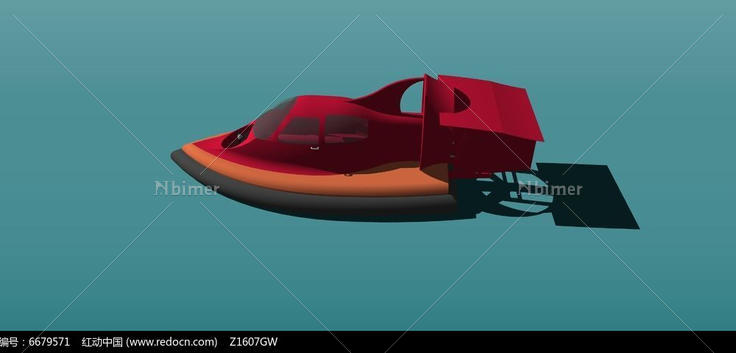竞速汽艇模型