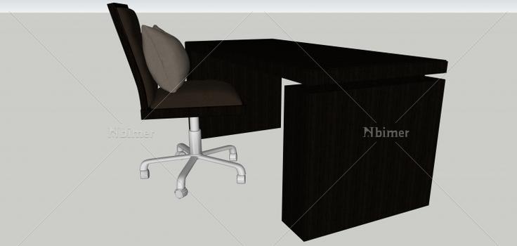 组合桌椅SketchUp模型下载分享 组合桌椅，喜欢的