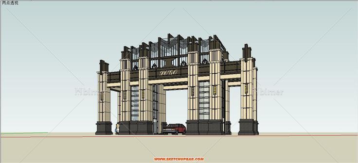 新古典大门精品模型分享！！！