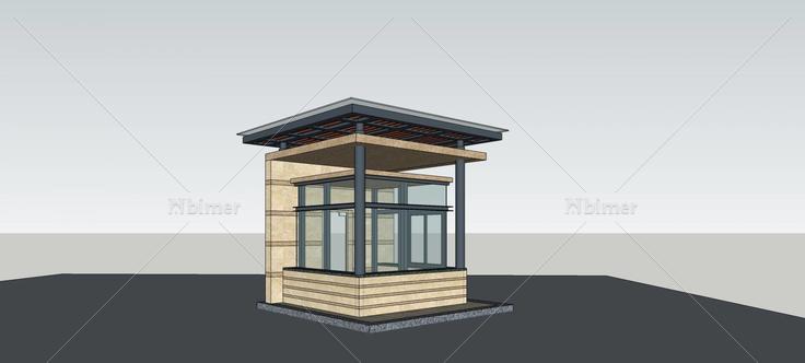 保安室(77634)su模型下载