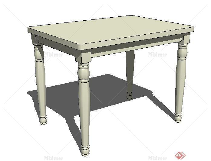 设计素材之家具 桌子设计方案su模型4