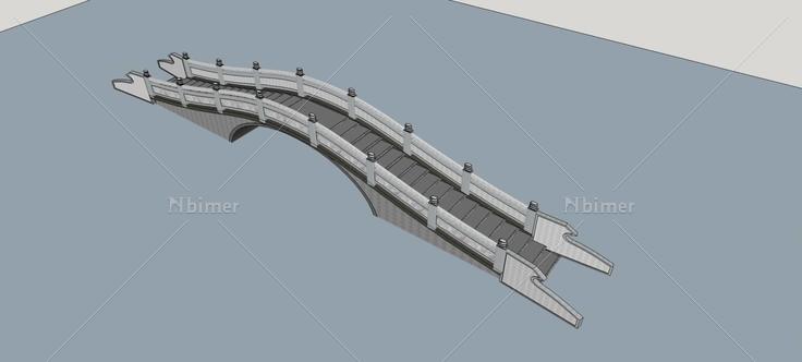 中式桥(78754)su模型下载