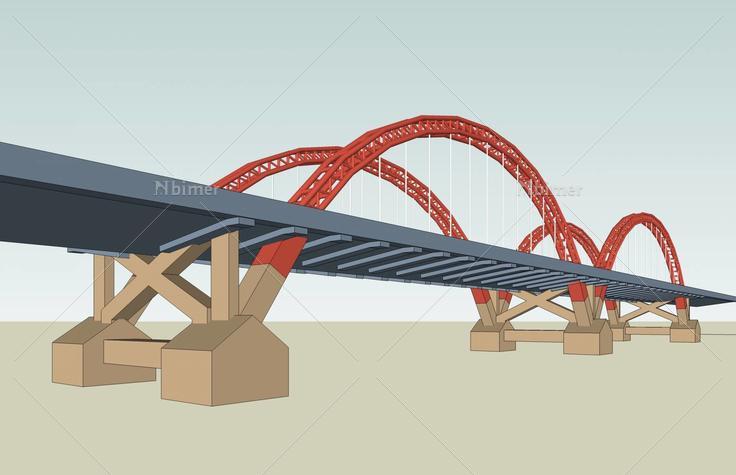 大桥(44801)su模型下载