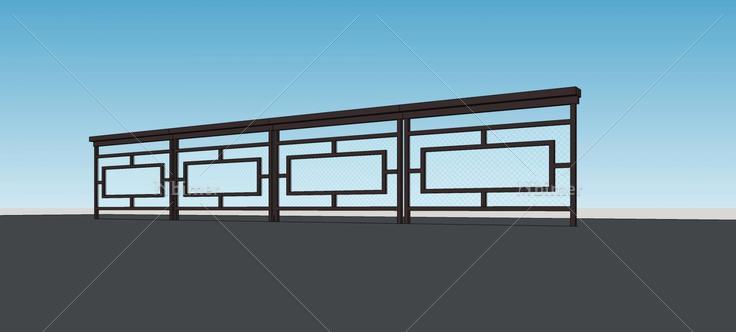 栏杆(81683)su模型下载