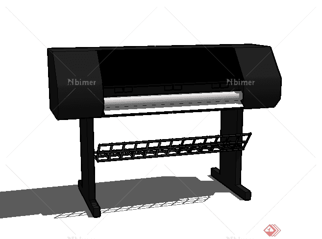 某室内电器设计打印机SU模型