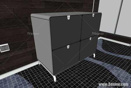 插座 柜子sketchup模型
