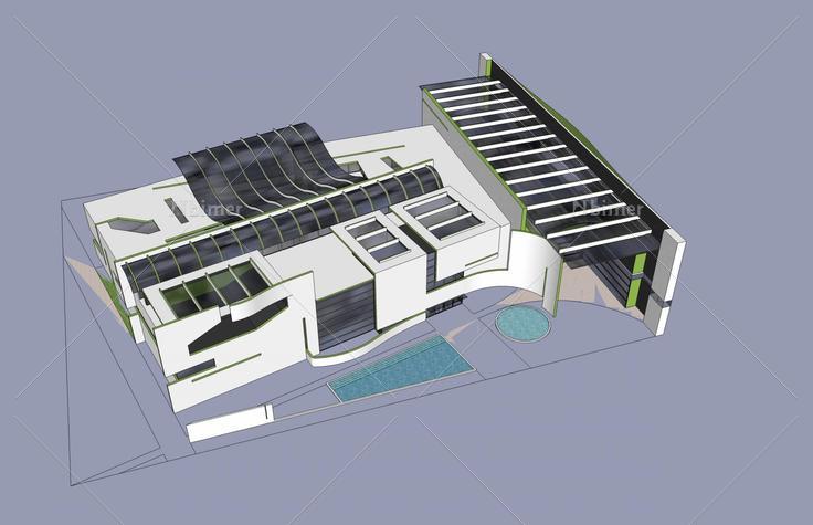 现代剧场(47667)su模型下载