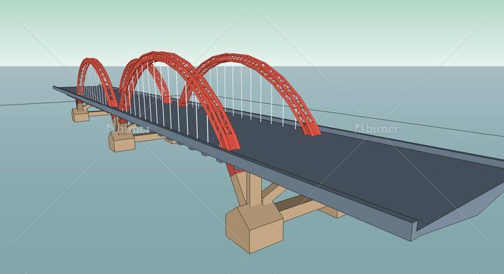大桥设计(102976)su模型下载