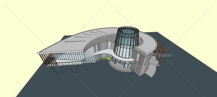 现代会所(78604)su模型下载