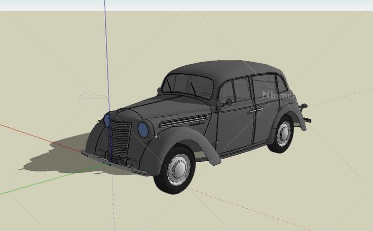 复古老爷车(134882)su模型下载