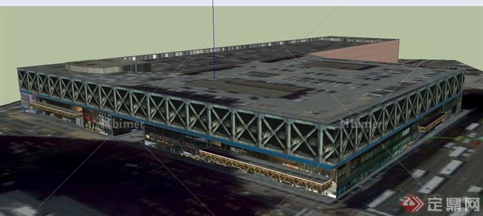 某航空站建筑设计SU模型