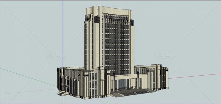 现代 高层 政府 法院 办公楼 102613(204058)su模
