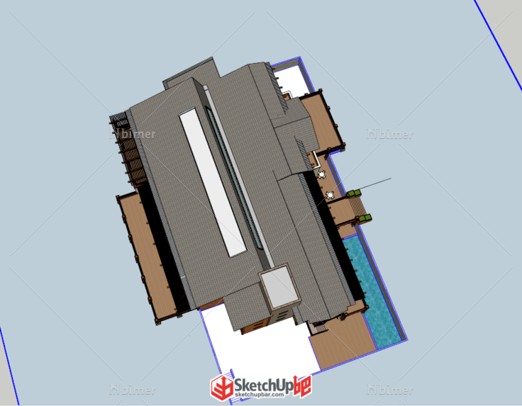 公建中式木质会所建筑，新人积极分享，求个宝石