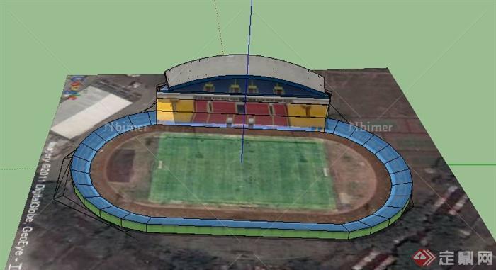 某大型体育馆建筑设计SU模型