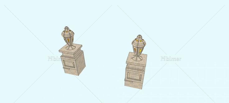 石灯笼(81630)su模型下载