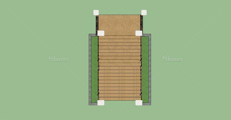 建筑构件-入户台阶(74248)su模型下载