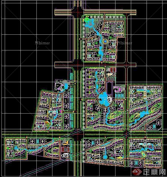 某住宅小区景观规划设计CAD平面图