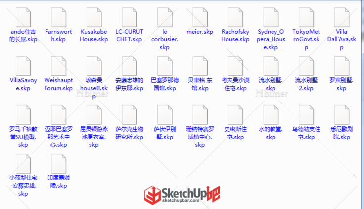 大师作品su模型，网盘资源，召唤红宝石~