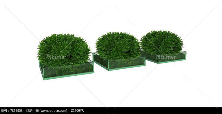 景观绿色植物SU模型