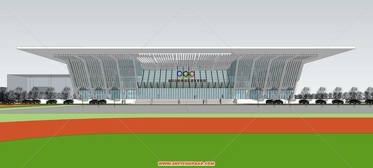 不久前做的一个体育馆 给大家分享啦~~