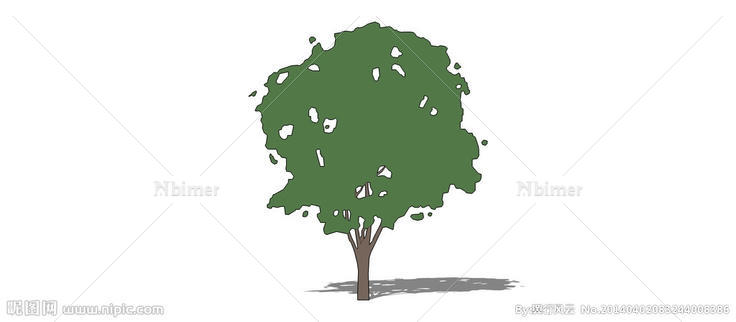 平面树图片
