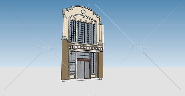 建筑构件-门头(79488)su模型下载