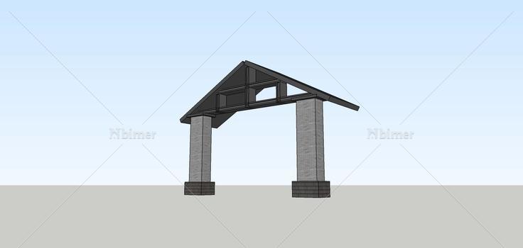 建筑构件-入口(81247)su模型下载