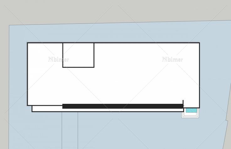 现代多层办公楼(38958)su模型下载