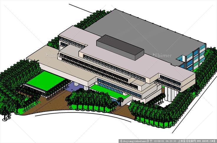 建筑模型sketchup