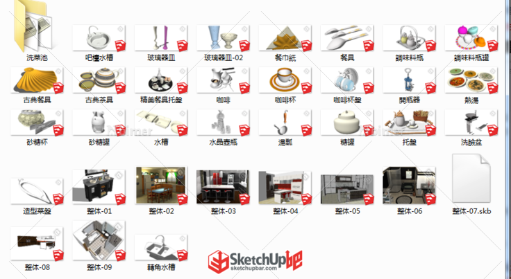 分享一些单体模型。