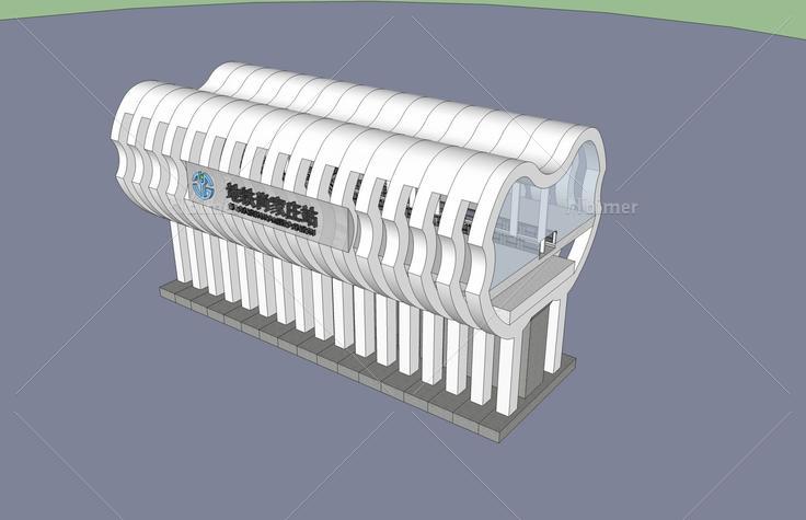 地铁站(49730)su模型下载