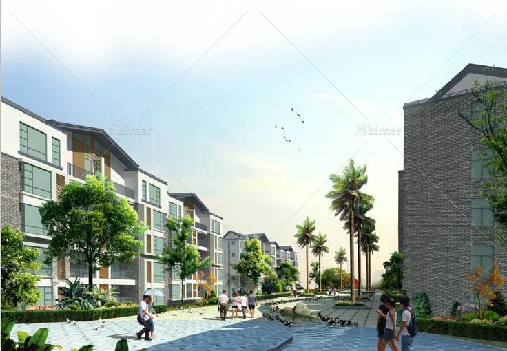 中式多层住宅楼(80131)su模型下载
