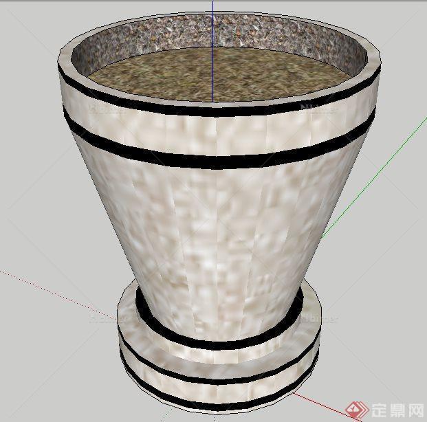 某现代简约花钵su模型[原创]