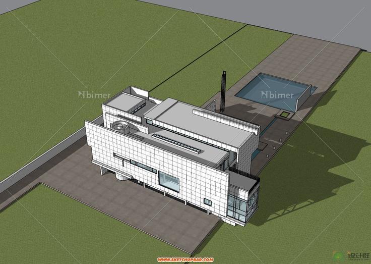 部分世界大师建筑sketchup模型，新人